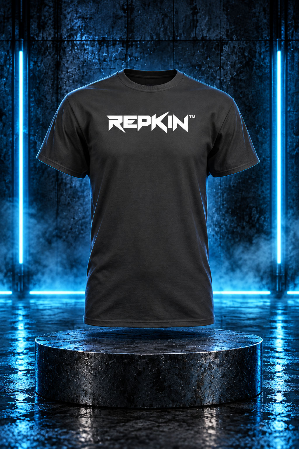 Ryvok Athletic Fit Tee | Black